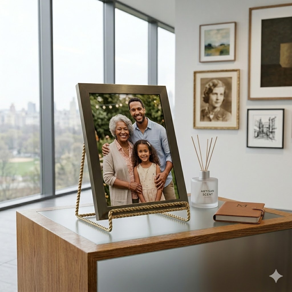 HOHIYA 6-Pack 3-Inch Gold Plate Display Stands Elegant Twist Wire Iron Easel Holders for Small Decorative Plates Photos Frames and Art Tiles